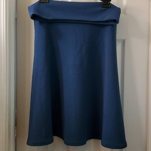 LulaRoe large Azure skirt